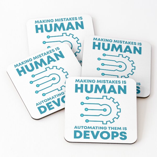 Item preview, Making Mistakes Is Human Automating Them Is DevOps designed and sold by TashaVector.