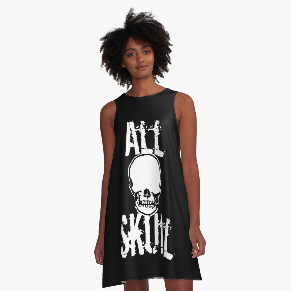 All Skull - The Dark Side A-Line Dress