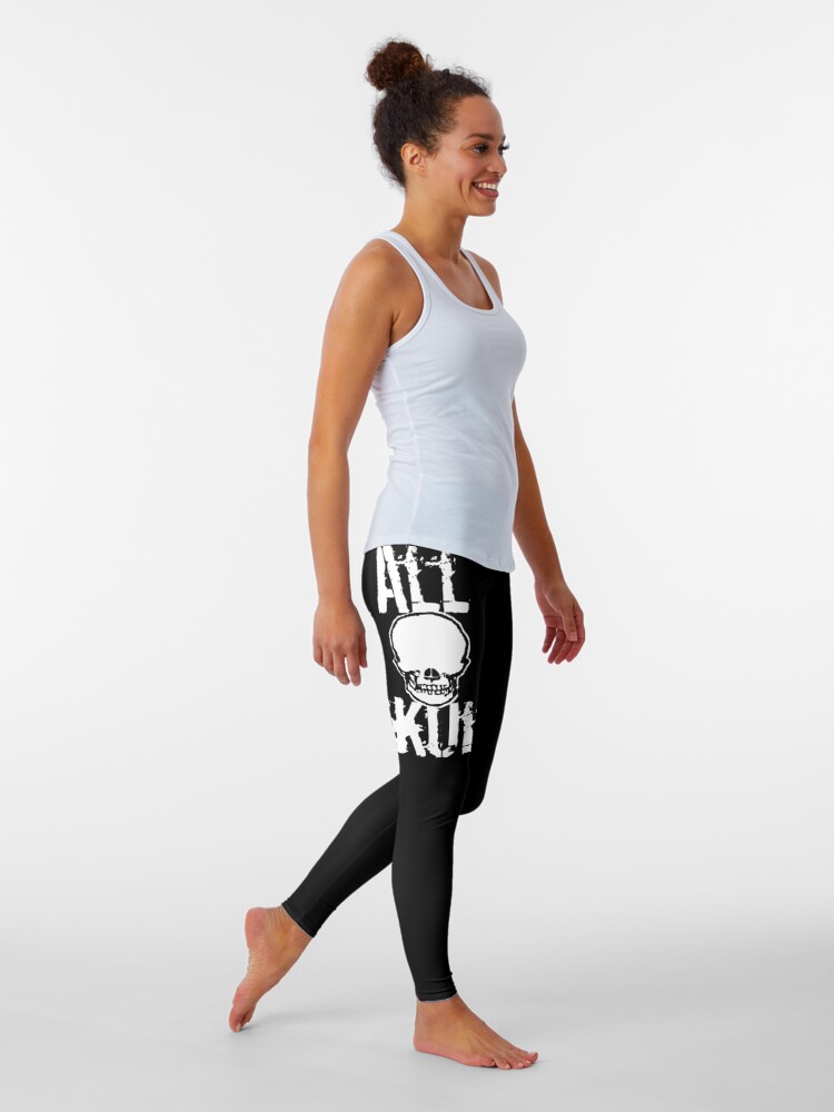 Alternate view of All Skull - The Dark Side Leggings