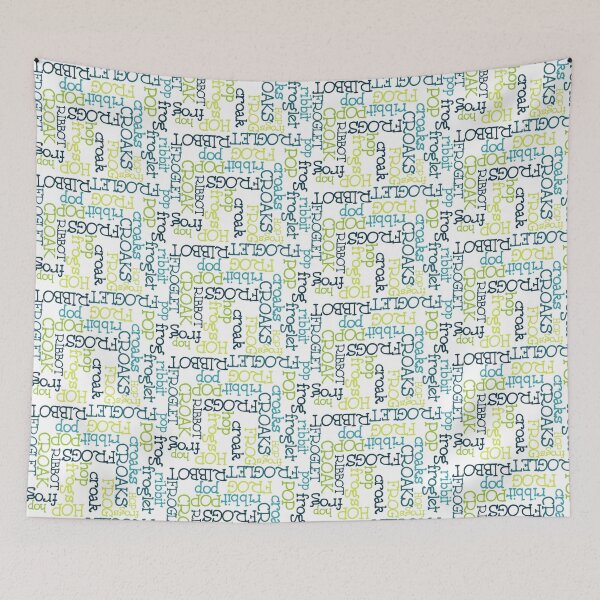 Item preview, Frogs just words! designed and sold by HeckaDoodleDo.