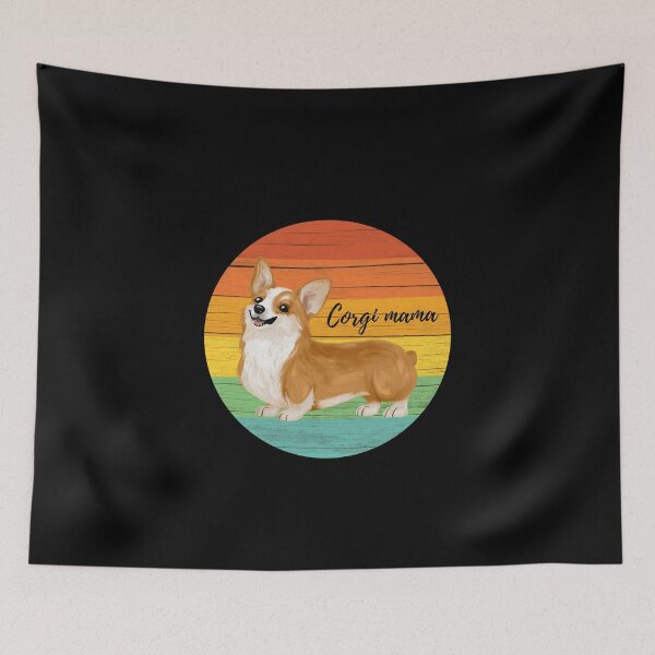 Item preview, Retro Corgi mama designed and sold by haroulita.