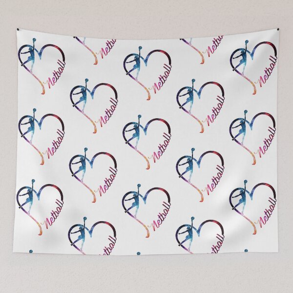 Item preview, Galaxy Netball heart designed and sold by PatrickRobbin.
