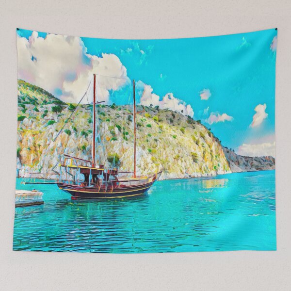 Item preview, Summer in Kos designed and sold by Sofia-Draws.