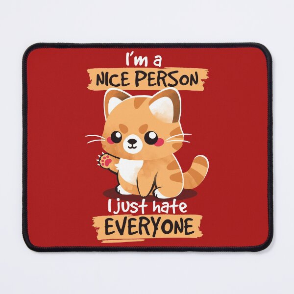 Item preview, Cat not a people person designed and sold by NemiMakeit.