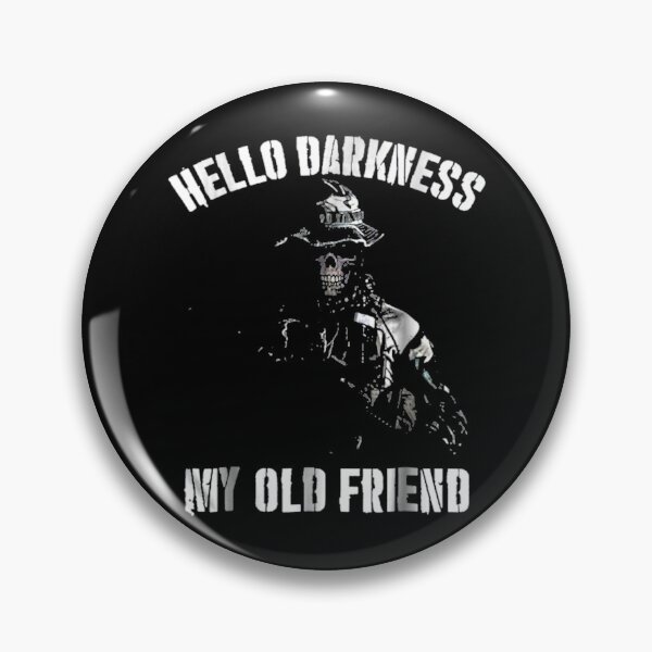 Item preview, Hello Darkness My Old Friend Veteran Skull  designed and sold by NathanWilso.