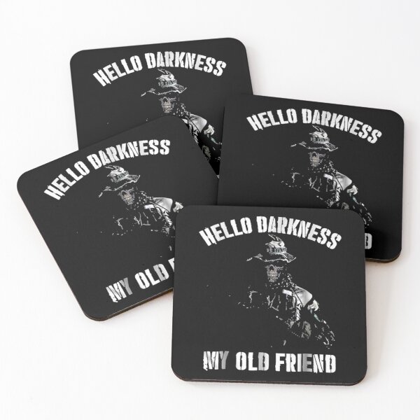 Item preview, Hello Darkness My Old Friend Veteran Skull  designed and sold by NathanWilso.