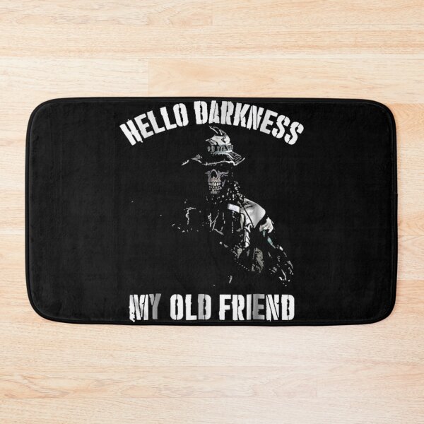 Item preview, Hello Darkness My Old Friend Veteran Skull  designed and sold by NathanWilso.