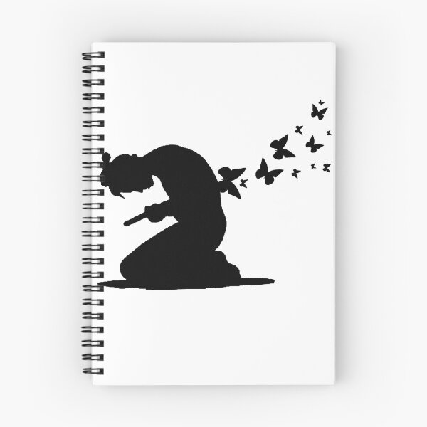 Item preview, Samurai butterfly Harakiri Chinese Japanese manga effect illustration designed and sold by jmc-aas.