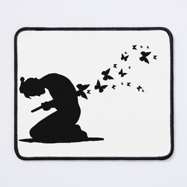 Item preview, Samurai butterfly Harakiri Chinese Japanese manga effect illustration designed and sold by jmc-aas.