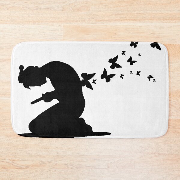 Item preview, Samurai butterfly Harakiri Chinese Japanese manga effect illustration designed and sold by jmc-aas.