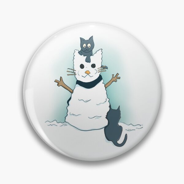 Item preview, Playing Kittens making a Snow Cat in Winter designed and sold by Creacats.