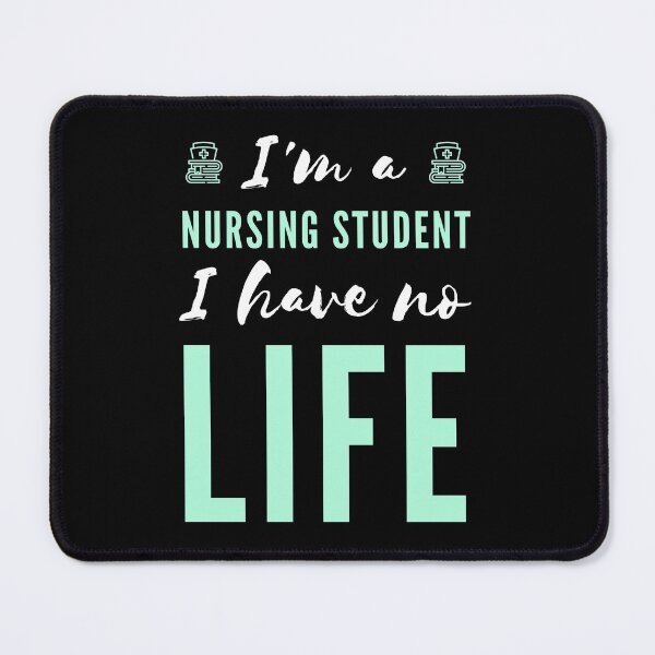 Item preview, I'm a Nursing Student I Have No Life (White and Green) designed and sold by charqui.