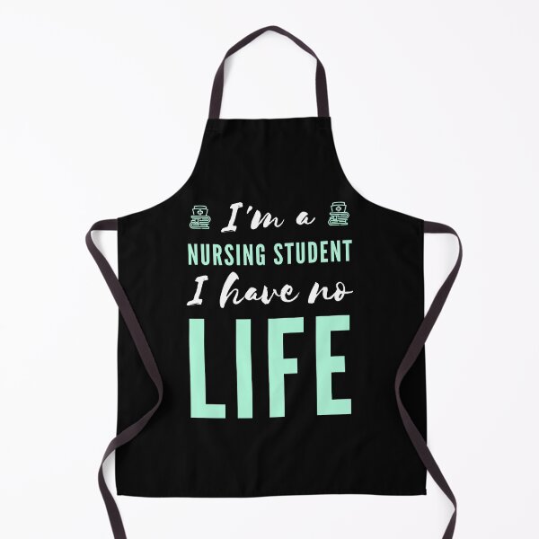 Item preview, I'm a Nursing Student I Have No Life (White and Green) designed and sold by charqui.