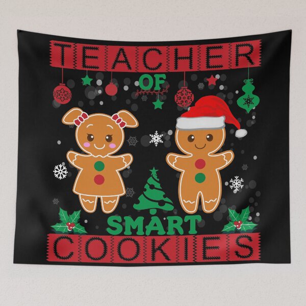 Item preview, Teacher of Smart Cookies Cute Christmas designed and sold by PinkPandaDesign.