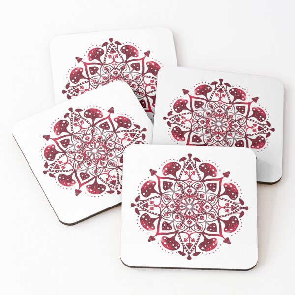 Item preview, Magical mushrooms mandala  designed and sold by Blinkieyes.