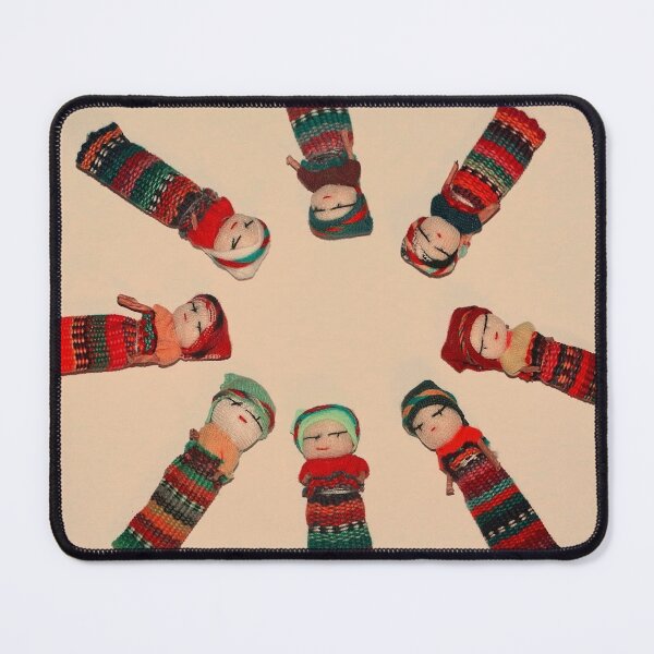 Item preview, Circle of Little Colorful Cloth Dolls designed and sold by JariHawk.