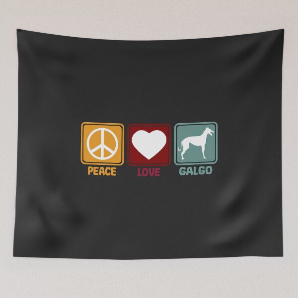 Item preview, Galgo Espanol Greyhound Peace Love designed and sold by richter74.