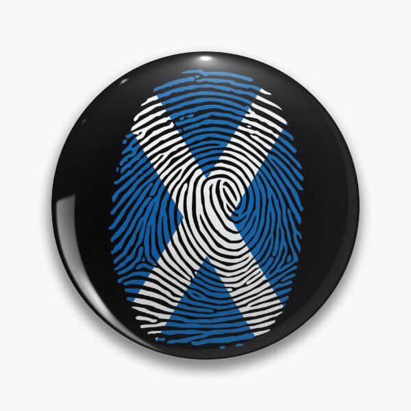 Item preview, Flag Of Scotland Fingerprint Identity Scotland Is In My DNA Gear designed and sold by DynamicDesign.