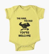 Das Haar, der Bod Sie sind von Last Petal Tees willkommen Baby Body Kurzarm