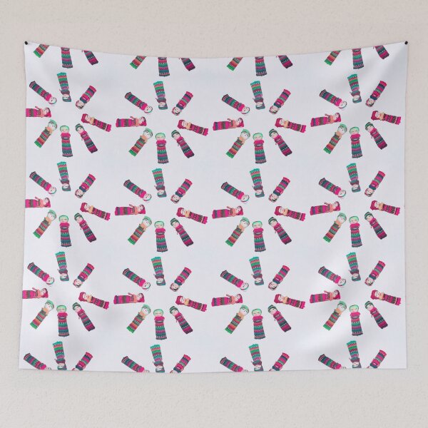 Item preview, Circle of Little Colorful Cloth Dolls Bright Colors designed and sold by JariHawk.