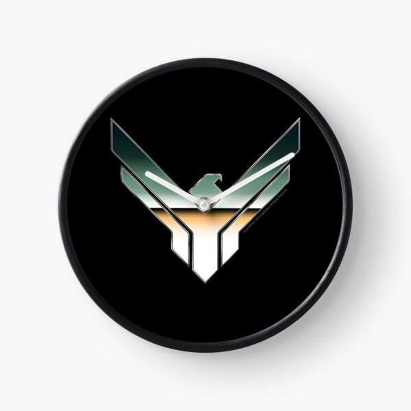 House Atreides chrome symbol Clock