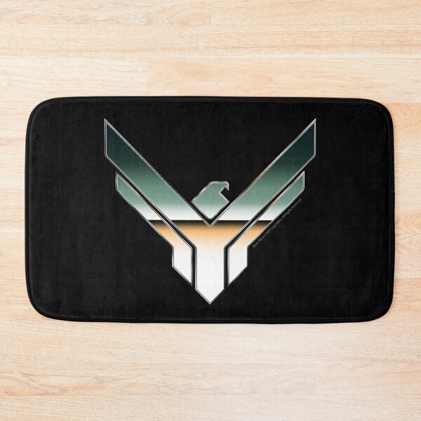 House Atreides chrome symbol Bath Mat