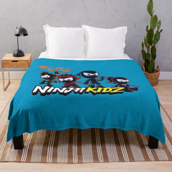 ninja kidz, christmas gift Throw Blanket
