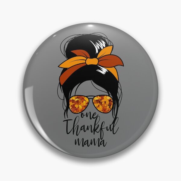 Artikelvorschau, One Thankful Mama Thanksgiving Autumn Women's Messy Bun Gear entworfen und verkauft von DynamicDesign.