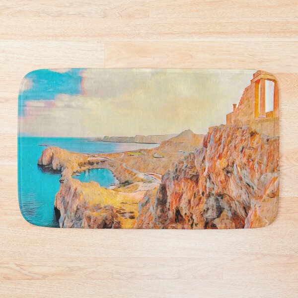 Item preview, Rhodes Vintage Travel designed and sold by Sofia-Draws.