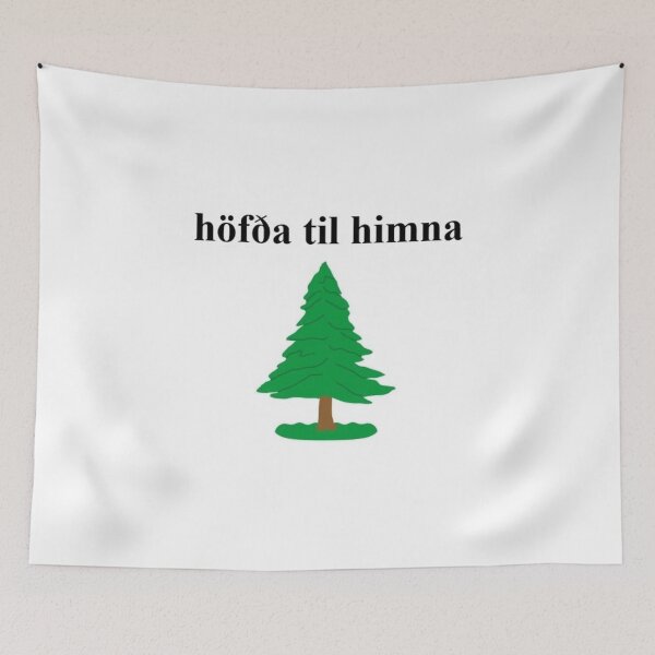 Item preview, Pine Tree Fáni (Icelandic Pine Tree Flag) designed and sold by JonathanR1994.