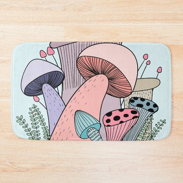 Item preview, Mashroom doodles designed and sold by VinCut.
