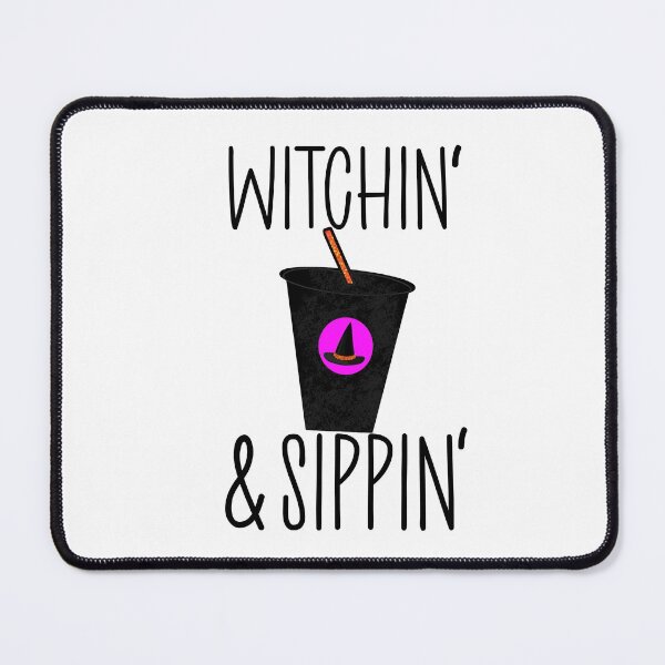 Item preview, WITCHIN' AND SIPPIN' STICKER designed and sold by DiscoVibes.