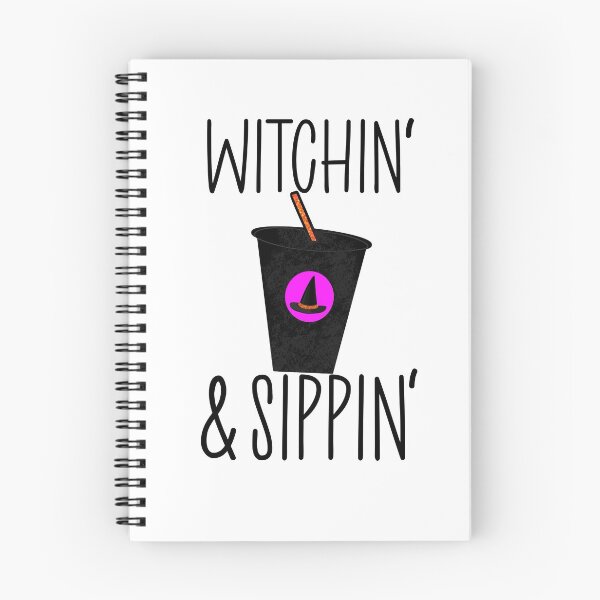 Item preview, WITCHIN' AND SIPPIN' STICKER designed and sold by DiscoVibes.