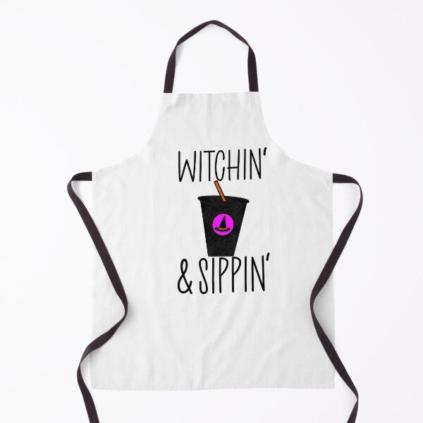 Item preview, WITCHIN' AND SIPPIN' STICKER designed and sold by DiscoVibes.