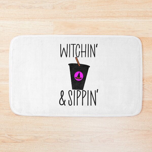 Item preview, WITCHIN' AND SIPPIN' STICKER designed and sold by DiscoVibes.