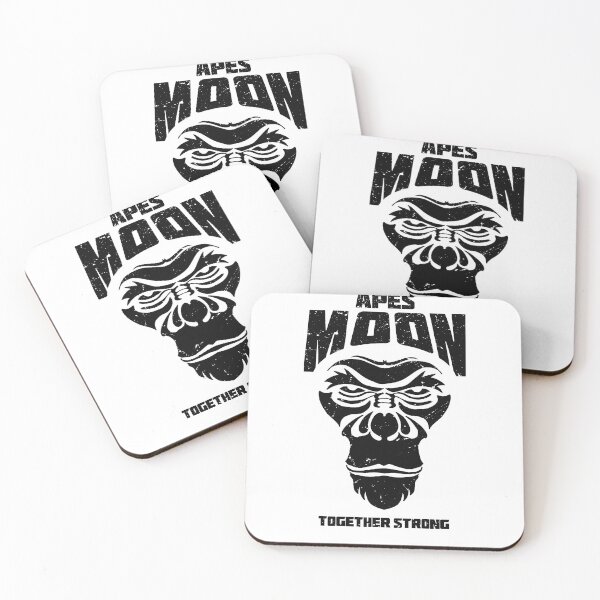Item preview, APES MOON STRONG TOGETHER T-SHIRT designed and sold by StairheadStore.