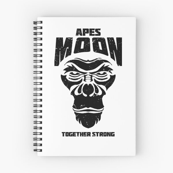 Artikelvorschau, APES MOON STARK ZUSAMMEN T-SHIRT entworfen und verkauft von StairheadStore.