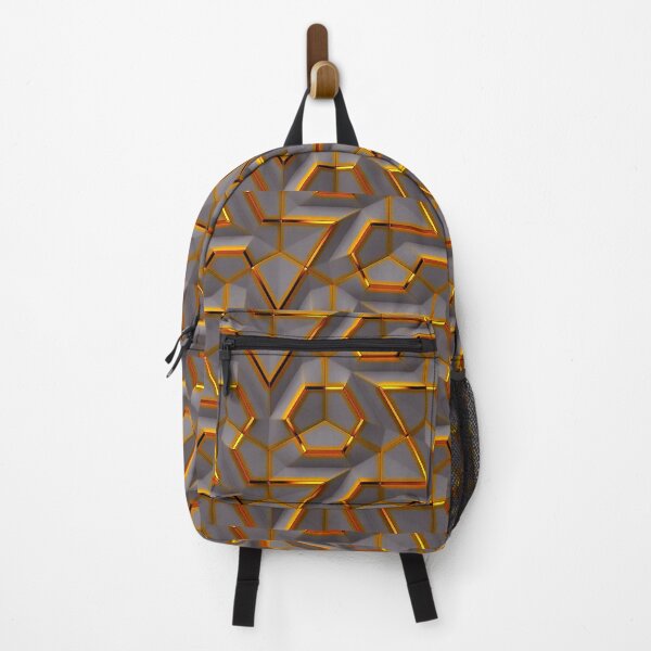 Item preview, Abstract shapes design mixed gold, black and grey colourful designed and sold by taherismail.