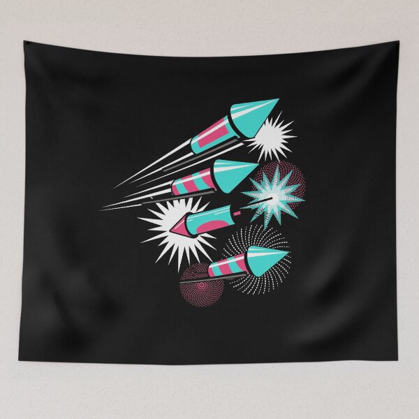 Item preview, Firework Rocket Pyrotechnics New Year designed and sold by MooonTees.
