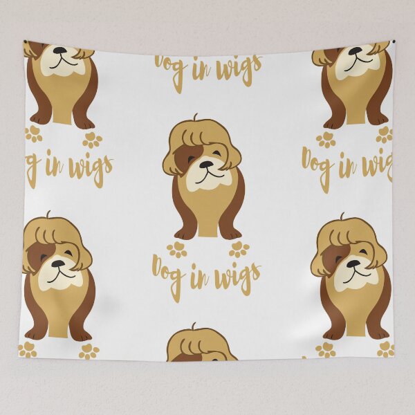 Item preview, Dog In Wigs designed and sold by designerpriti.