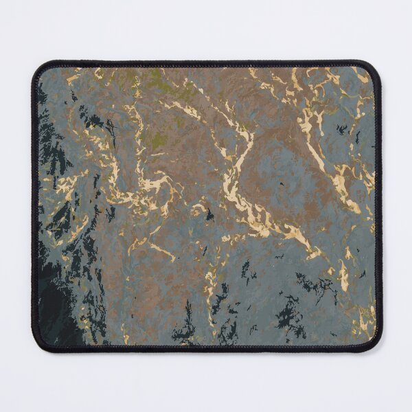 Item preview, Contrast grey and golden yellow nature inspired marble design designed and sold by Abbara.