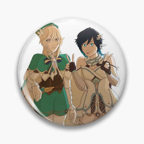 Item preview, Genshin Impact: Venti and the Traveler designed and sold by catching-art.