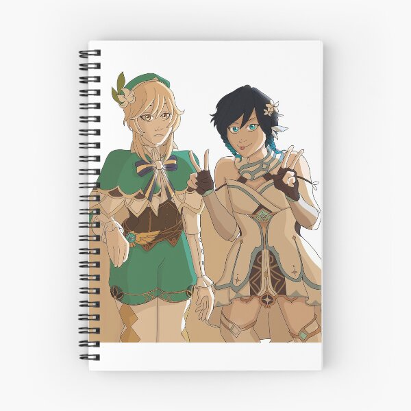 Item preview, Genshin Impact: Venti and the Traveler designed and sold by catching-art.
