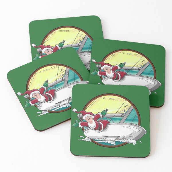 Item preview, Dinghy Santa! Circle designed and sold by ArtworkByLaurie.