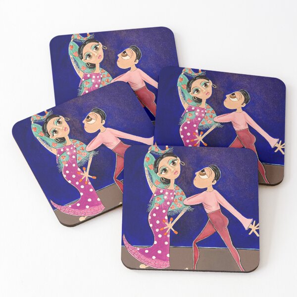 Item preview, flamenco dancers designed and sold by juliet-paints.