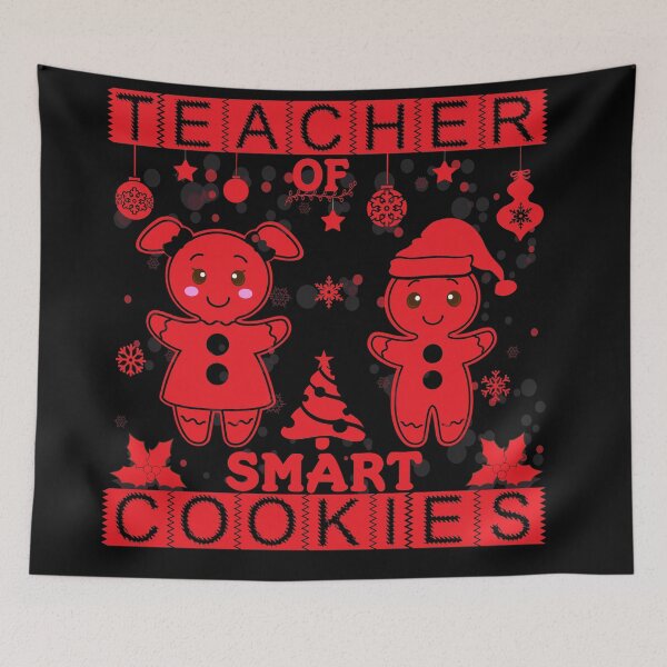 Item preview, Teacher of Smart Cookies Cute Christmas designed and sold by PinkPandaDesign.