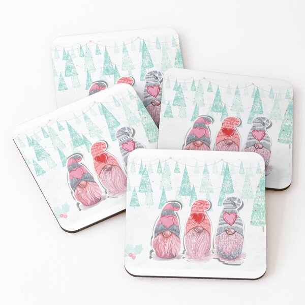 Item preview, Tree gnomes with heart heats designed and sold by joliartmedia.