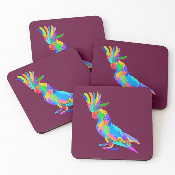 Item preview, Abstract Cockatoo | Trippy Colourful Australian Birds & Wildlife designed and sold by Sampda Mago.