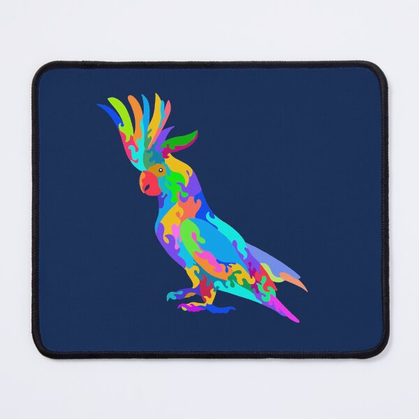 Item preview, Abstract Cockatoo | Trippy Colourful Australian Birds & Wildlife designed and sold by Sampda Mago.