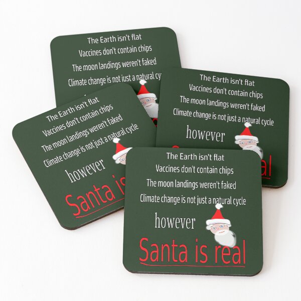 Item preview, Santa is real designed and sold by CottagePop.